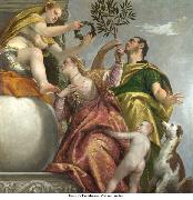Paolo Veronese Allegory of Love IV Happy Union oil